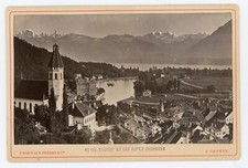 PHOTO CABINET Charnaux Frères & Cie, N°192 Thoune et les Alpes Bernoises