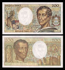FRANCE Billet 200 fr