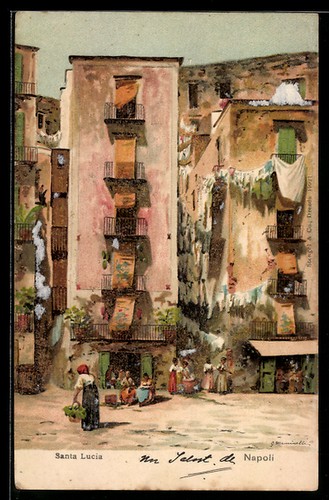 Lithographie naples - lithographie,