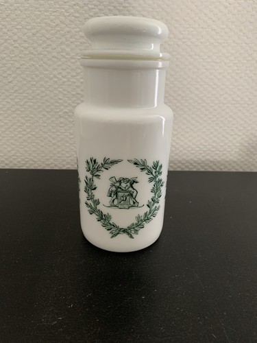 Pot apothicaire verre opaline - apothicaire,