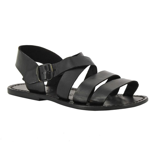 Sandales homme cuir travaillé