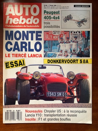 Auto hebdo 1989 - auto,
