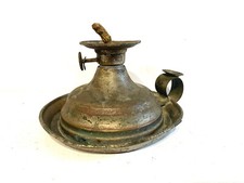 Ancienne Lampe à essence Pigeon Bougeoirs à Main