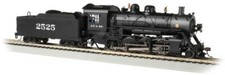Échelle H0 - Bachmann Locomotive à Vapeur 2-8-0 Santa Fe DCC avec Son 57910 Neu