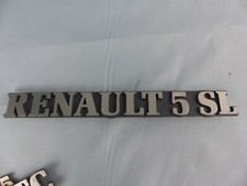 RENAULT 5 SL logo emblème
