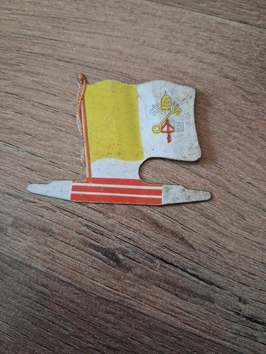 Plaque metal drapeau - metal,