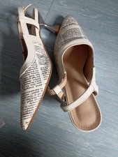 Escarpins blanc  imprimé