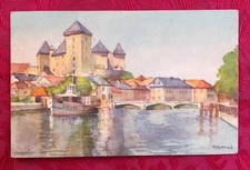 CPA 1933: Annecy - illustrateur Francis Portier (Peintre Suisse)