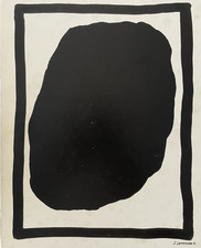 Sol Lewitt.  Black Gouaches .1992 . Rare Signed Copy