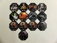 LOT DE 13 JETONS STAR WARS Leclerc 2016
