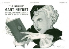 Publicité ancienne gant