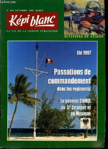 Kepi blanc 582 le - kepi,