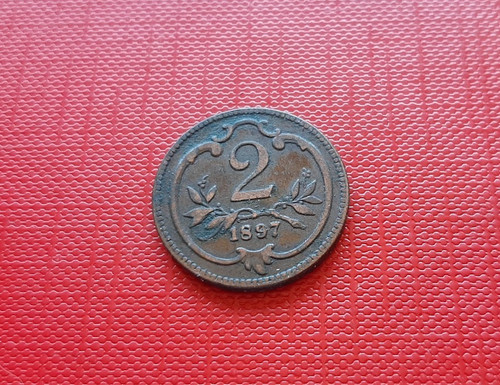 Autriche pièce 2 heller - 2,