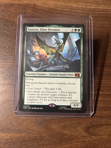 Mtg sauron dino devotee - mtg,
