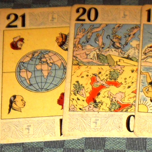 Très ancien tarot sans - , index