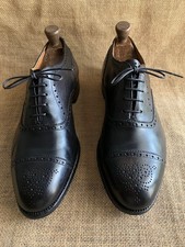 Chaussures Oxford homme Alden 911 en cuir noir bout pointu pointure UK 9 || U...