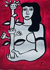 Tableau huile sur toile cubiste signé Fernand Léger - Art moderne français