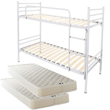  Lit superposé en Métal Robuste plus couleurs Matelas pour enfants et adultes