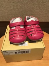 NWB Hot Pink Robeez Mini Shoes 3-6 Months Leather Upper And Rubber Outsole