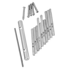  1 ensemble d'accessoires Kalimba, Piano à pouce, touches de bricolage, 10