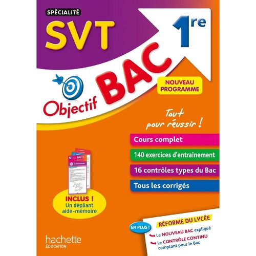 Livre objectif bac 1re - bac,