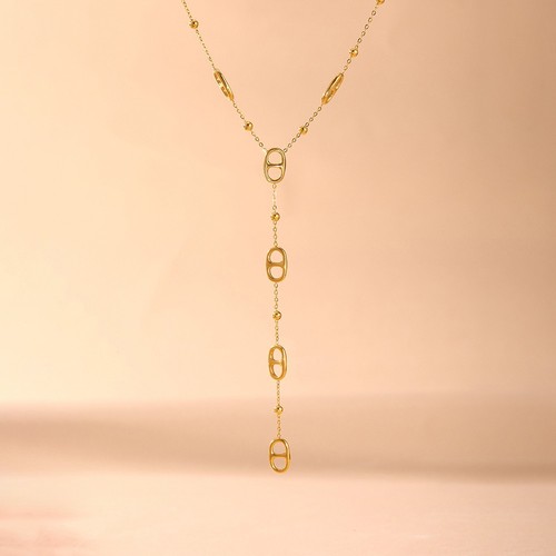 Collier doré femme - en,
