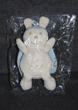 🍀Doudou Coccinelle A-DERMA ADERMA Abeille Crème Bleu Peluche 15 Cm 100% NEUF