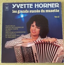 Yvette HORNER Succès musette Vol 3 album disque 33 tours vinyle