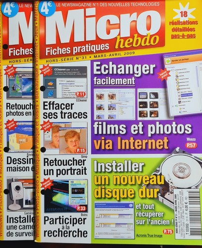 Magazine micro hebdo fiches - micro,