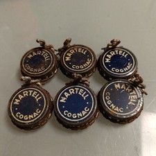 Lot De 6 Capsules Mécaniques Cognac Martell Anciennes Et Fonctionnelles