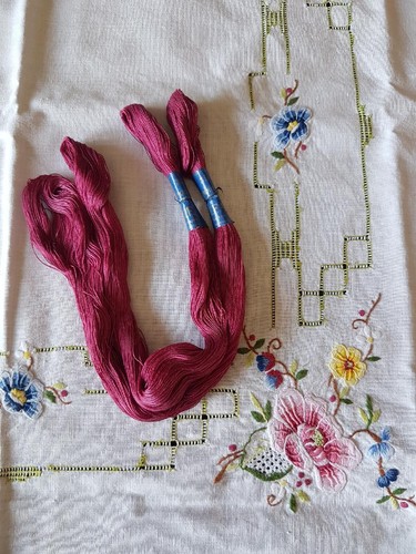 Grands écheveaux coton à - ,