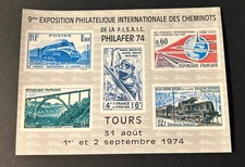 France  - MNH - Neuf** - Bloc Philafer 1974 - Train - Railway - Cheminot - RARE