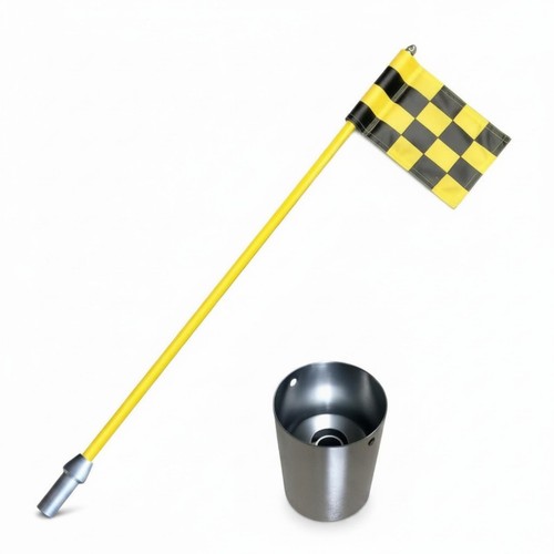 Mât golf avec gobelet - avec,