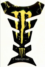 MONSTER PROTECTION RESERVOIR MONSTER TANK PAD PROTECTOR Noir & Jaune