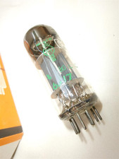 Double Triode E180CC RT = 7062 = CV8431 TUBE TESTED PINCHED WAIST FOIL GETTER °=