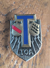 Insigne 47° Bataillon Transmission TOA / Drago Olivier Metra Depose H599 /EE66