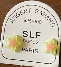 boucles d’oreilles Étoiles clou en argent 925