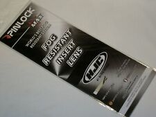 Visière anti-buée PINLOCK