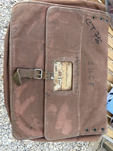 Sacoche vintage sncf - sncf,
