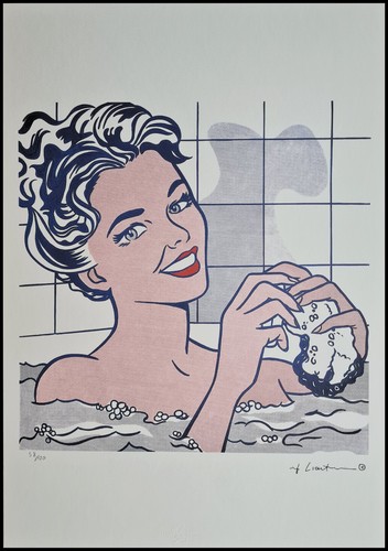 Roy lichtenstein femme bath - lichtenstein,