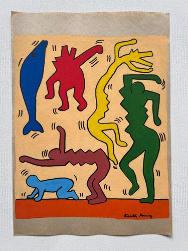 Keith haring dessin sur papier - haring,