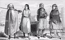 ALGÉRIE - ARABE vêtu du