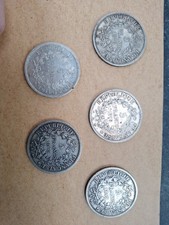 Lot de 5 Piéces Argent, Hercule, , RF, 19éme