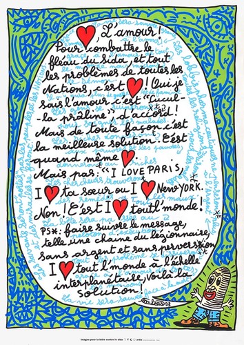 Robert combas affiche - combas,