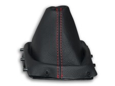 PEUGEOT 308 II 2013-2017 GTI SW CC SOUFFLET LEVIER DE VITESSE EN CUIR FIL ROUGE