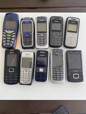 LOT  10 Nokia   1208 1209 6020 3510i 1200 portable mobile pour pièces à réparer 