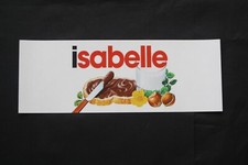 PRENOM STICKER / AUTOCOLLANT POUR POT NUTELLA