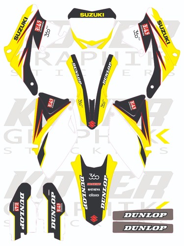 Stickers kit deco suzuki - deco, rmz