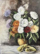 Huile signée XXe Ancien