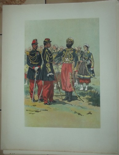 Ancienne gravure militaire - gravure,